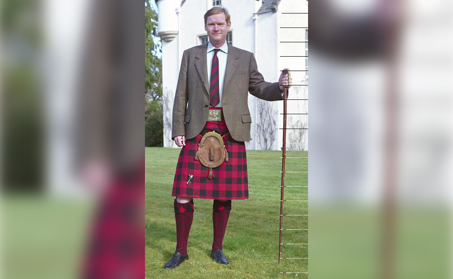 Clan Chief, Sir Malcolm MacGregor of MacGregor